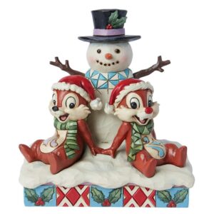 CHIP N DALE SNOWMAN FIGURINE COPY