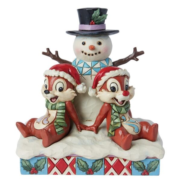 CHIP N DALE SNOWMAN FIGURINE COPY
