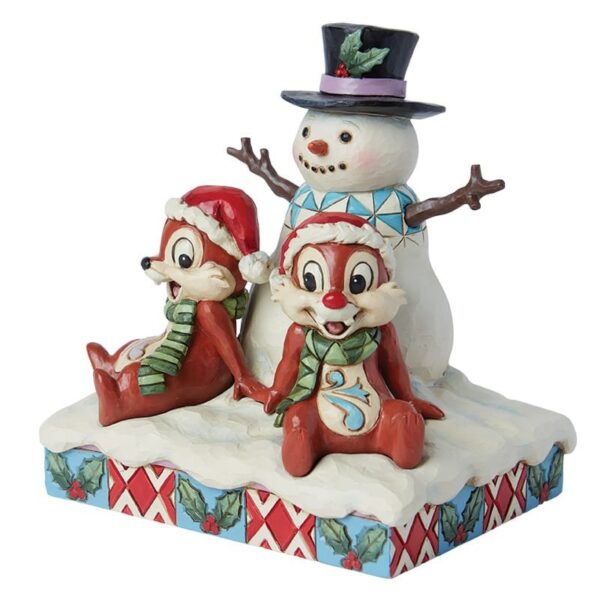 CHIP N DALE SNOWMAN FIGURINE COPY