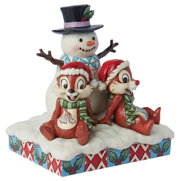 CHIP N DALE SNOWMAN FIGURINE COPY