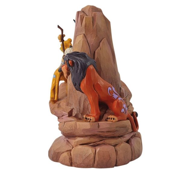 LION KING CARVED IN STONE FIGURINE