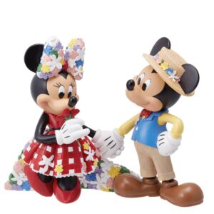 MICKEY & MINNIE BOTANICAL FIGURINE