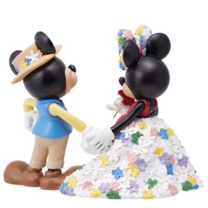 MICKEY & MINNIE BOTANICAL FIGURINE