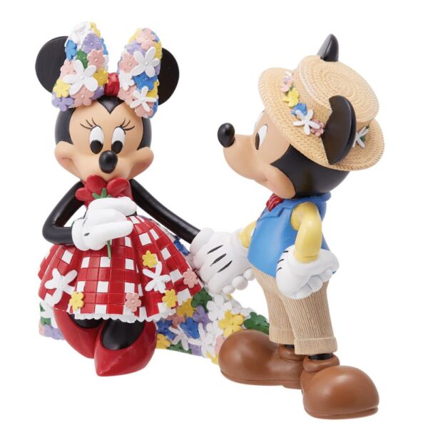 MICKEY & MINNIE BOTANICAL FIGURINE