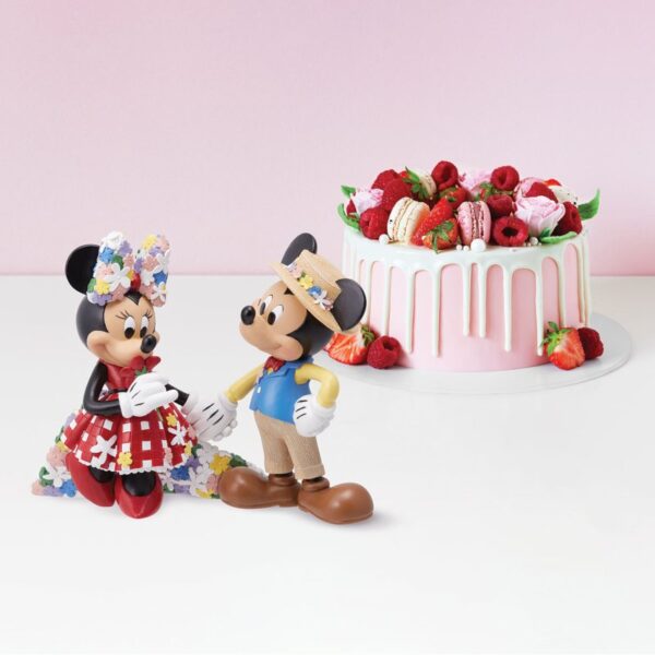 MICKEY & MINNIE BOTANICAL FIGURINE