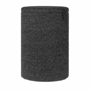 Poef opberg Didi zwart boucle 60cm