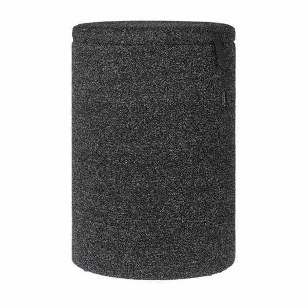 Poef opberg Didi zwart boucle 60cm