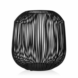 Windlicht zwart 27cm