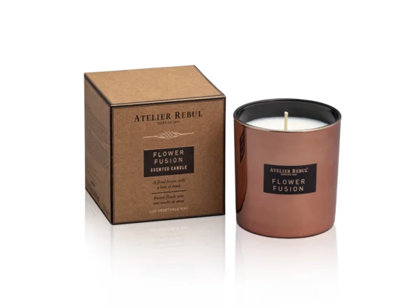 FLOWER FUSION SCENTED CANDLE 210 GR NEW