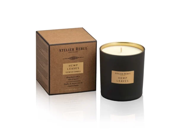 HEMP LEAVES SCENTED CANDLE 210 GR